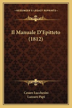 portada Il Manuale D'Epitteto (1812) (en Italiano)