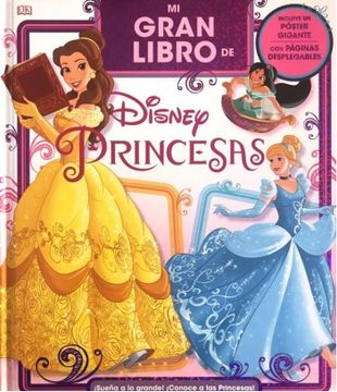 portada Mi Gran Libro De Disney Princesas (tapa Dura) (in Spanish)