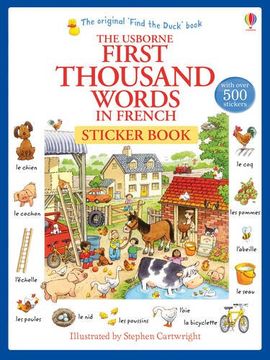 portada First Thousand Words in French Sticker Book (First Thousand Words Sticker)