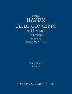 portada Cello Concerto in d Major, Hob. Viib: 2: Study Score (in English)
