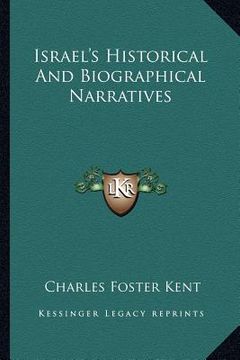 portada israel's historical and biographical narratives (in English)