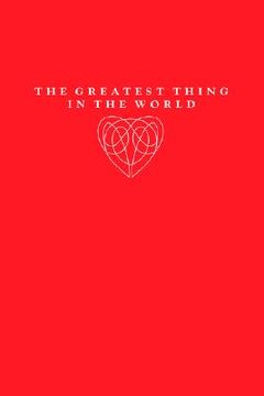 portada the greatest thing in the world