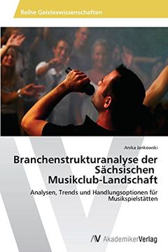 portada Branchenstrukturanalyse Der Sachsischen Musikclub-Landschaft