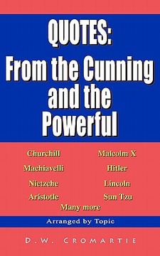 portada quotes: from the cunning and the powerful (en Inglés)