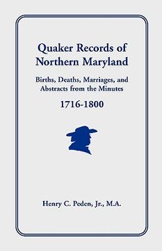 portada quaker records of northern maryland, 1716-1800 (en Inglés)