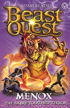 portada Beast Quest: Menox the Sabre-Toothed Terror: Series 22 Book 1 (Paperback) (en Inglés)