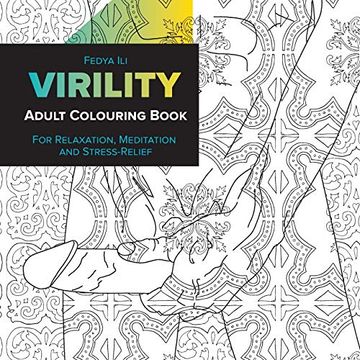 portada Virility Adult Coloring Book: For Relaxation, Meditation and Stress-Relief 