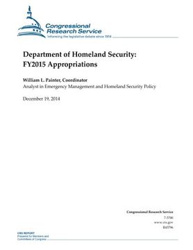 portada Department of Homeland Security: FY2015 Appropriations (CRS Reports)
