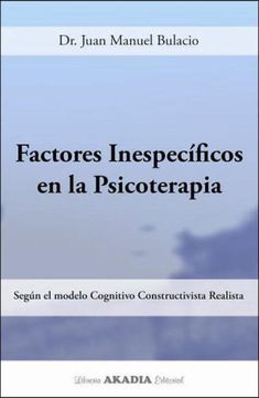 portada Factores Inespecificos En La Psicoterapia (Spanish Edition)
