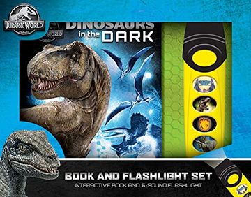 portada Glow Little Flashlight Adventure Book Jurassic World Dinosaurs in the Dark: Book and Flashlight set 