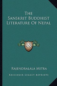 portada the sanskrit buddhist literature of nepal (in English)