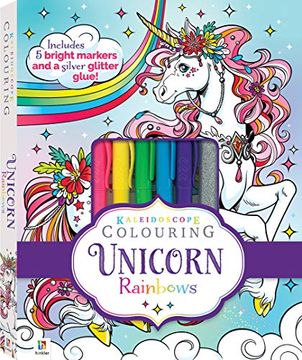 portada Kaleidoscope Colouring Kit: Unicorn Rainbows