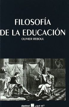 portada Filosofia de la Educacion (Que se 14) (in Spanish)