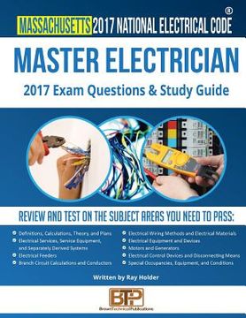portada Massachusetts 2017 Master Electrician Study Guide (en Inglés)