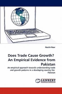 portada does trade cause growth? an empirical evidence from pakistan (en Inglés)