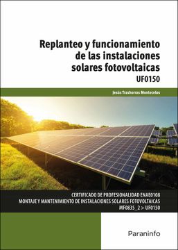 portada Replanteo y Funcionamiento de las Instalaciones Solares Fotovoltaicas