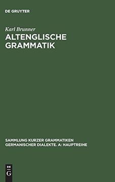 portada Altenglische Grammatik (en Alemán)