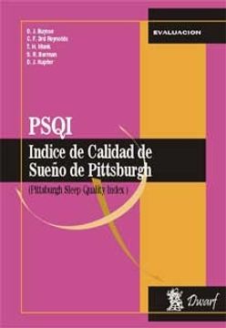 portada Psqi. Indice De Calidad De Sueño De Pittsburg (pittsburgh sleep quality index) (e/c)