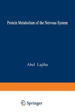 portada Protein Metabolism of the Nervous System (en Inglés)