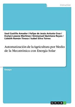 portada Automatización de la Agricultura por Medio de la Mecatrónica con Energía Solar