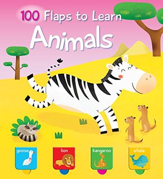 portada 100 FLAPS TO LEARN ANIMALS