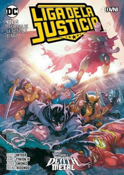 portada Liga de la Justicia 5 la Guerra de la Justicia y el mal