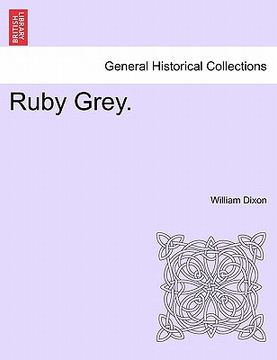 portada ruby grey. (in English)