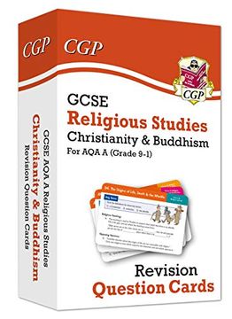 portada New 9-1 Gcse aqa a Religious Studies: Christianity & Buddhism Revision Question Cards (en Inglés)