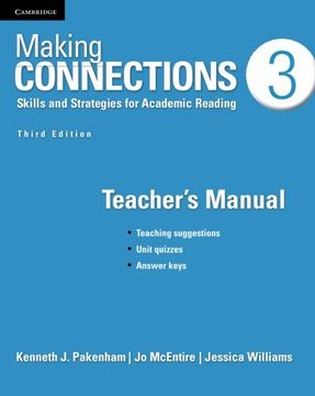 portada Making Connections Level 3 Teacher's Manual: Skills and Strategies for Academic Reading (in English)