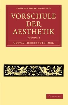 portada Vorschule der Aesthetik: Volume 2 (Cambridge Library Collection - art and Architecture) (en Alemán)