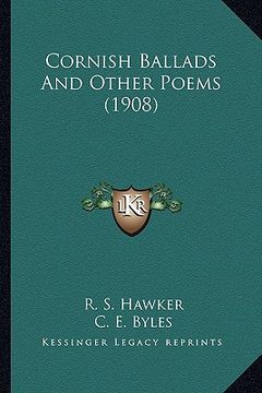 portada cornish ballads and other poems (1908) (in English)