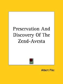 portada preservation and discovery of the zend-avesta