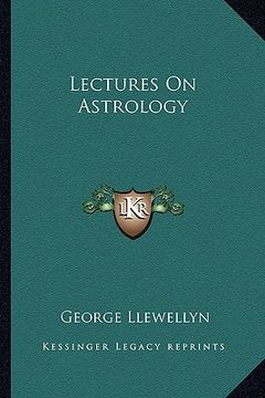 portada lectures on astrology (en Inglés)