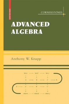 portada Advanced Algebra: With a Companion Volume 'basic Algebra' (Cornerstones) (en Inglés)