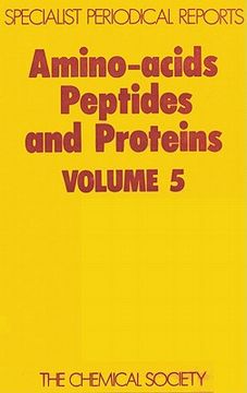 portada amino acids, peptides, and proteins: volume 5 (en Inglés)