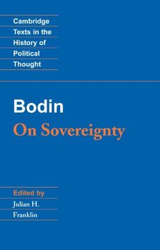 portada Bodin: On Sovereignty Paperback (Cambridge Texts in the History of Political Thought) (en Inglés)