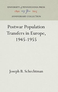 portada Postwar Population Transfers in Europe, 1945-1955 (en Inglés)