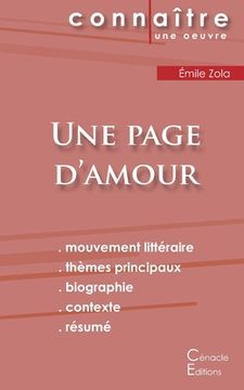 portada Fiche de lecture Une page d'amour de Émile Zola (Analyse littéraire de référence et résumé complet) (en Francés)