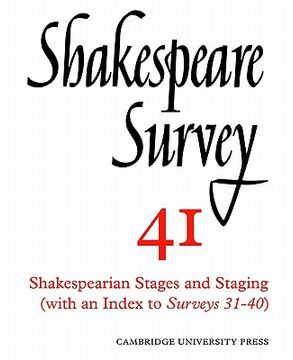 portada Shakespeare Survey (en Inglés)