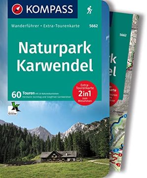 portada Kompass Wanderführer Naturpark Karwendel, 60 Touren (en Alemán)