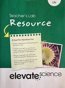 portada Elevate Science, Life, Teacher's lab Resource, c. 2021, 9781418291976, 1418291978 (en Inglés)