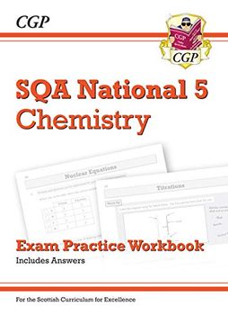 portada New National 5 Chemistry: Sqa Exam Practice Workbook - Includes Answers (Cgp Scottish Curriculum for Excellence) (en Inglés)