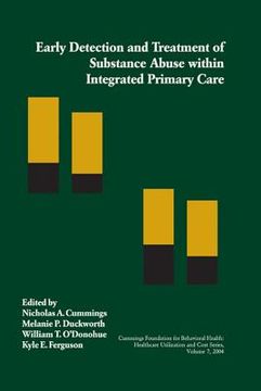 portada early detection and treatment of substance abuse within integrated primary care (en Inglés)