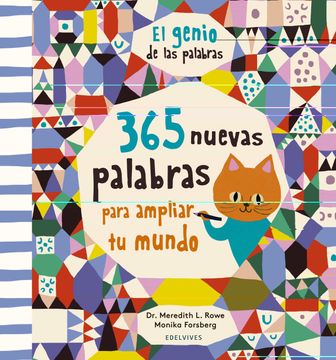 portada El Genio de las Palabras: 365 Nuevas Palabras Para Ampliar tu Mundo (Álbumes Ilustrados) (in Spanish)