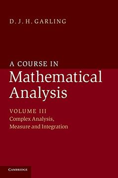 portada A Course in Mathematical Analysis (Volume 3) (en Inglés)