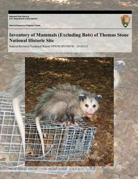portada Inventory of Mammals (Excluding Bats) of Thomas Stone National Historic Site (en Inglés)