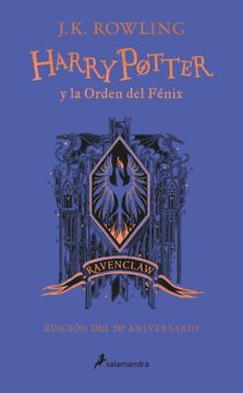 portada Harry Potter y la Orden del Fénix (Edición Ravenclaw del 20º Aniversario)