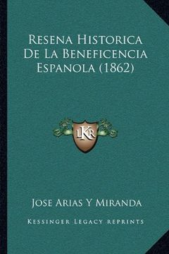 portada Resena Historica de la Beneficencia Espanola (1862)