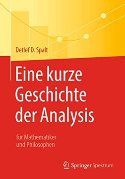 portada Eine Kurze Geschichte der Analysis: Für Mathematiker und Philosophen (en Alemán)