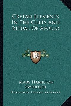 portada cretan elements in the cults and ritual of apollo (en Inglés)